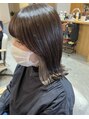 パラゴ(PARAGO.) インナーカラー×切りっぱなしstyle