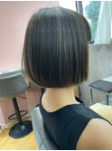 前髪/マチルダボブ/ピンクベージュ/インナーグレージュ/学芸大学