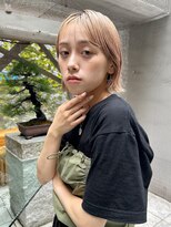 ムード タテマチ(mood tatemachi)&nbsp;結べる耳掛けボブ☆外ハネハイトーン