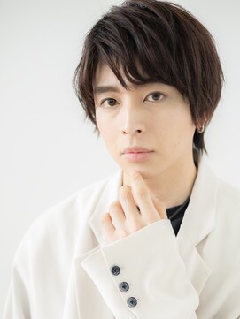 モッズヘア メン 上尾東口店(mod's hair men) 斜めバングで目力UP!マットブラウンナチュラルショートb上尾