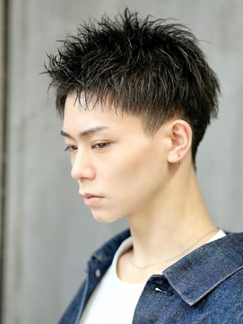 リップス 原宿(LIPPS) 横顔がカッコいいアップバングショート