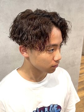 メンズココ 清澄白河店(MENS COCO) ツイストスパイラルパーマ波巻きパーマツーブロック