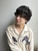 グラフ 立川(Graph.)&nbsp;無造作ニュアンスマッシュツーブロックメンズパーマ