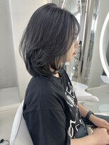 ガガ 心斎橋(GAGA)&nbsp;韓国/ハイトーンカラー/ワンホンヘア/レイヤーカット/髪質改善