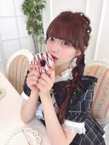 石田萌依ちゃん＊編み込みおさげヘア＊まゆ