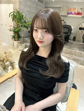 エヌ 大阪梅田店(enu) 【大阪梅田】ブルーブラック×韓国風くびれ巻き