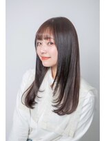 ルフュージュ バイ プロデュース 相模大野店(Refuge by Produce)&nbsp;チョコレートブラウン/レイヤーカット/ストレートロング