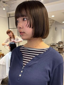ナリー 裏寺(Nary) 顔まわりカット×ボブ
