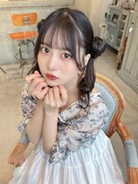 ヘアセットヘアメクラゲヘアシースルーバング
