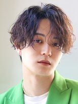 オーシャントーキョー 仙台(OCEAN TOKYO)&nbsp;波巻きスパイラルセンターパートミディアムツーブロック韓国