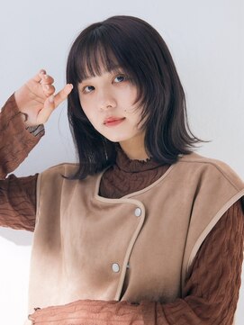 エトル バイ コムマティス 恵比寿駅前店(etre by comme Matisse) 小顔カット×透明感カラー[恵比寿駅/髪質改善/オリーブグレー]