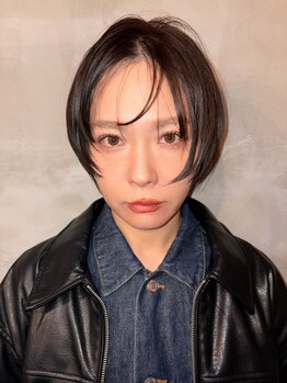 《大人のショートスタイルもおまかせ☆》癖毛を活かしたこだわりカット、顔周りのカットで褒められhairに*