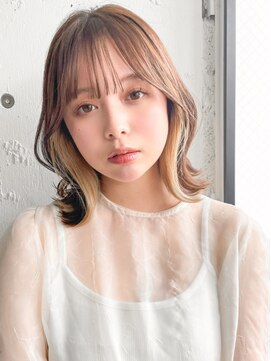 アグノス 青山(Agnos) 20代30代40代◎セミディこなれヘア外ハネボブ前髪#407g0127