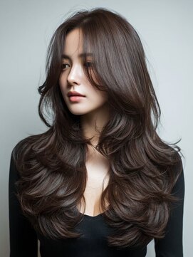 レス(Les.) レイヤーカット/大人レイヤー/透明感カラー/くびれレイヤー