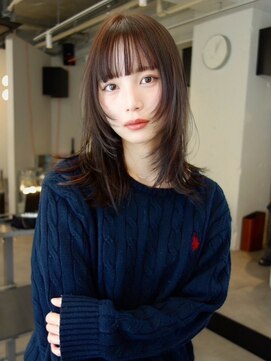シティ(sity.) 天神　ブリーチなしダブルカラー　レイヤーカット　暖色カラー