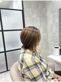 白髪ぼかし/脱白髪染め/脱白髪染めハイライト/透明感
