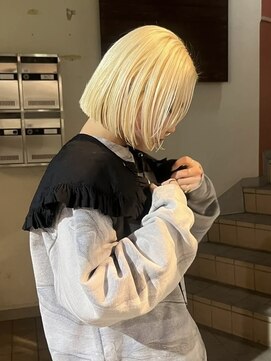 コレットヘアー ザモリオカ(Colette HAIR the MORIOKA) -kanna-♪blond×bob♪