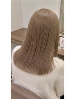 アッシュ 桜新町店(Ash)&nbsp;ミルクティーベージュ × 艶ストレート