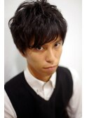 クセ毛風カールショート