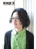 グランジなパーマ