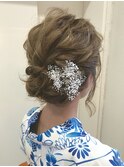 ☆chou chou☆浴衣ゆるふわヘアアレンジ♪