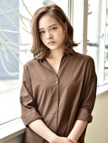 ヘアーリゾートテラス(hair resort terrasse)&nbsp;大人かわいいミニマムボブヴェールウェーブ3Dカラーブルージュ