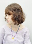 ボブパーマでフレンチカジュアル〔表参道/青山 drop〕