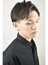 レ ギャルソン 仙台店(Les Garcons) ツーブロックアップバングビジネススタイルトランクスヘア