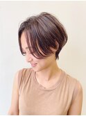 チークバング×丸みハンサムショート[20代/30代/40代/50代]