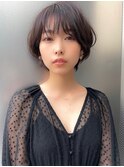 艶っぽ大人ショートヘアー新色アメジストアッシュ★