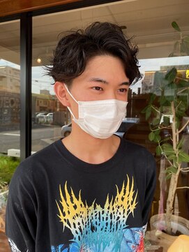 ヘア プロデュース キュオン(hair produce CUEON.) メンズパーマスタイル