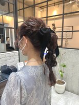 フェリア 渋谷(Feria)&nbsp;【Feria】ポニーテールアレンジ 福田沙也加