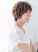 大人かわいいツヤ髪前下がりマッシュショートg小山20代30代40代