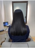 自慢のロングヘア