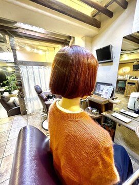 アックスピュア(axe pure) 冬のオレンジボブ♪