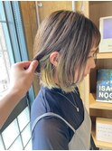 ボブウルフ × インナーカラー(2)【liblo】