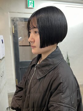 ソイ 下北沢(soi) ぶつ切りショートボブ