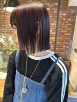 ボコカ(bococa)&nbsp;切りっぱなし軽めラインボブ×アンブレラカラー