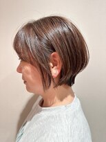 ユウヘアー 石川橋店(U Hair)&nbsp;丸みショート/白髪ぼかし/ハイライト