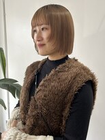 ニカ(NICA)&nbsp;【NICA】ハイトーンボブベージュ切りっぱなしボブレイヤー/緒方