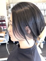 ディンプル 越谷駅前(DiMPlE)&nbsp;丸みショートボブ、大人ショートボブ、前髪ながしショートボブ