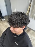 波巻きパーマ　マッシュ　ケアムーブ