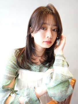 ニコ トウキョウ 渋谷(nico TOKYO) ミディアムレイヤー/韓国ヘア/レイヤーカット/顔周りレイヤー