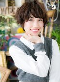 シアーグレージュくせ毛風マッシュパーマh3戸田公園20代30代40代