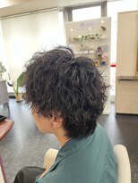アイズ 渋沢(AIZU)&nbsp;メンズパーマスパイラルパーマツイストスパイラル波巻きパーマ