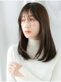 イルミナカラー髪質改善ツヤ髪ニュアンスストレートa天王台