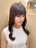 【気になる顔周りに】前髪&顔周りカット+前髪&顔周り縮毛矯正11000→9460