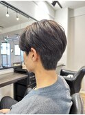 ビジネスヘア就活ヘアツーブロック刈り上げフェードメンズ