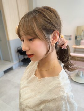 ベル 流山おおたかの森(BELLE) 前髪/顔周りカット/インスタ@revo_ishida[流山おおたかの森駅]