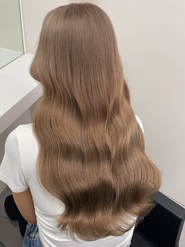 ベレーザ 渋谷(BELEZA) 10104秋色オリーブベージュ髪質改善ショコラブラウンワンカール